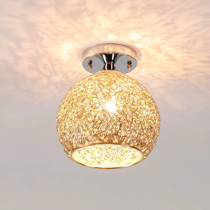 DecorBites™ Glass Ball LED Ceiling Lights for Home Decor and Minimalist Living Rooms