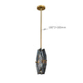 DecorBites™ Crystal Glass Pendant Lamp Luxe Chandelier for Bedroom Restaurant Kitchen Home
