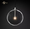 DecorBites™ Glass Globe Pendant Light Chandelier for Dining Room, Bedroom, Entryway