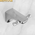 DecorBites™ Crystal Zinc Chrome Robe Hook - Bathroom Towel Rack - Luxury Home Decor