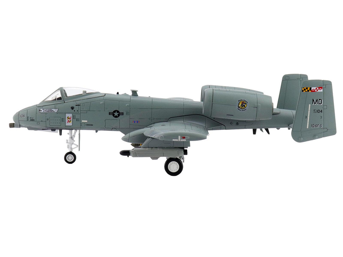 Fairchild Republic A-10C Thunderbolt II Attack Aircraft "80-0283 Maryland Farewell 104 FS Maryland ANG" (2025) United States Air Force "Air Power Series" 1/72 Diecast Model by Hobby Master