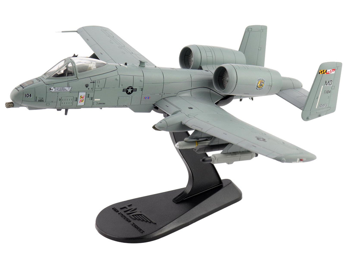 Fairchild Republic A-10C Thunderbolt II Attack Aircraft "80-0283 Maryland Farewell 104 FS Maryland ANG" (2025) United States Air Force "Air Power Series" 1/72 Diecast Model by Hobby Master