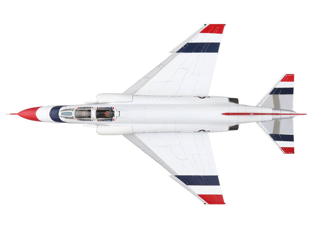 McDonnell Douglas F-4E Phantom II Fighter-Bomber Aircraft "Thunderbirds No.1 Plane 1973/74 Season" United States Air Force "Air Power Series" 1/72 Diecast Model by Hobby Master