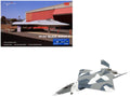 Northrop F-23 Black Widow II Stealth Fighter Aircraft Blue 054 Su-57 Aggressor What If Scheme 65th AGRS Nellis AFB United States Air Force Air Power Series 1/72 Diecast Model by Hobby Master