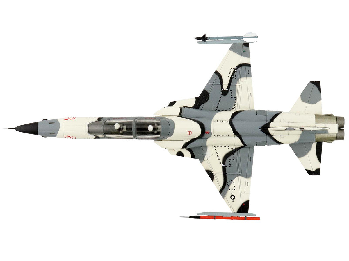 Northrop F-5F Tiger II Aircraft "810834 Franken Tiger VFC-111 Sundowners" (2023) United States Navy "Air Power Series" 1/72 Diecast Model by Hobby Master