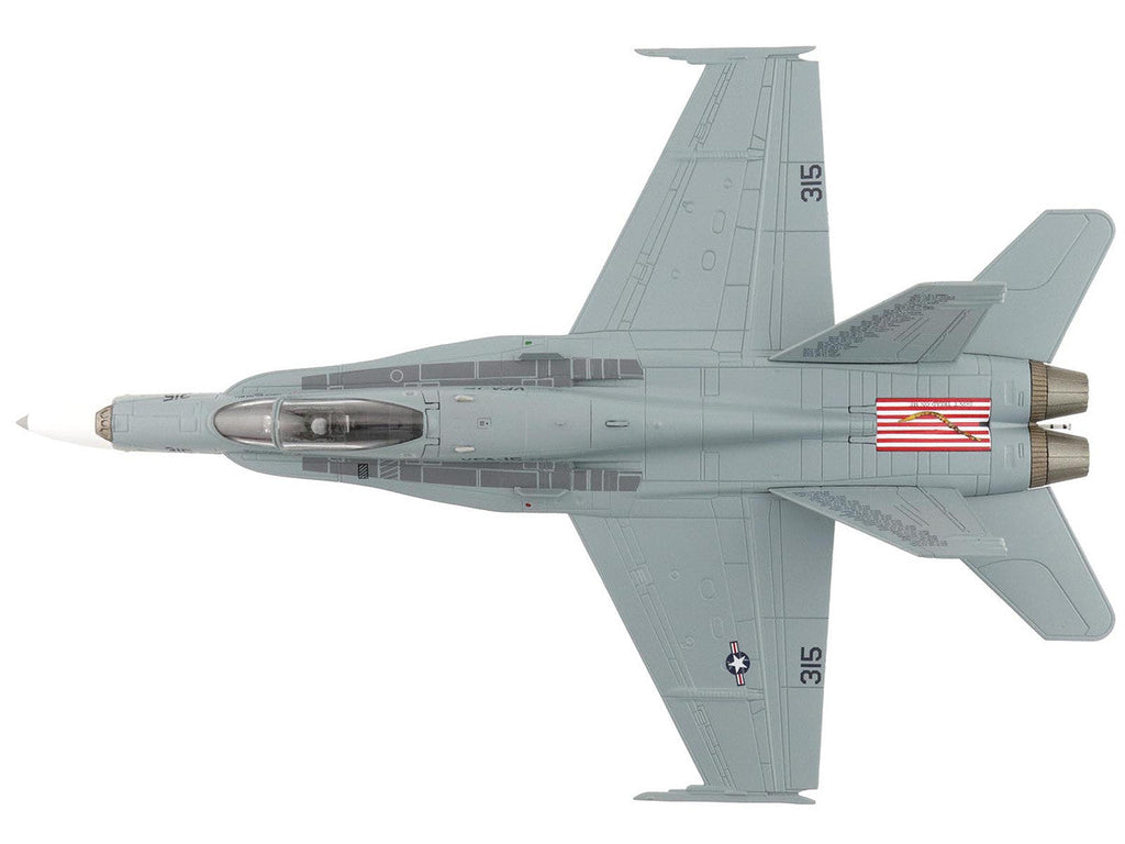 McDonnell Douglas F/A-18C Hornet Aircraft "VFA-15 Retro TAC Demo Jet VFA-106 Gladiators" (2017) United States Navy "Air Power Series" 1/72 Diecast Model by Hobby Master