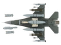 Lockheed F-16C Fighting Falcon Fighter Aircraft "88-0545 138th Fighter Wing Oklahoma Air National Guard" (2024) United States Air Force "Air Power Series" 1/72 Diecast Model by Hobby Master