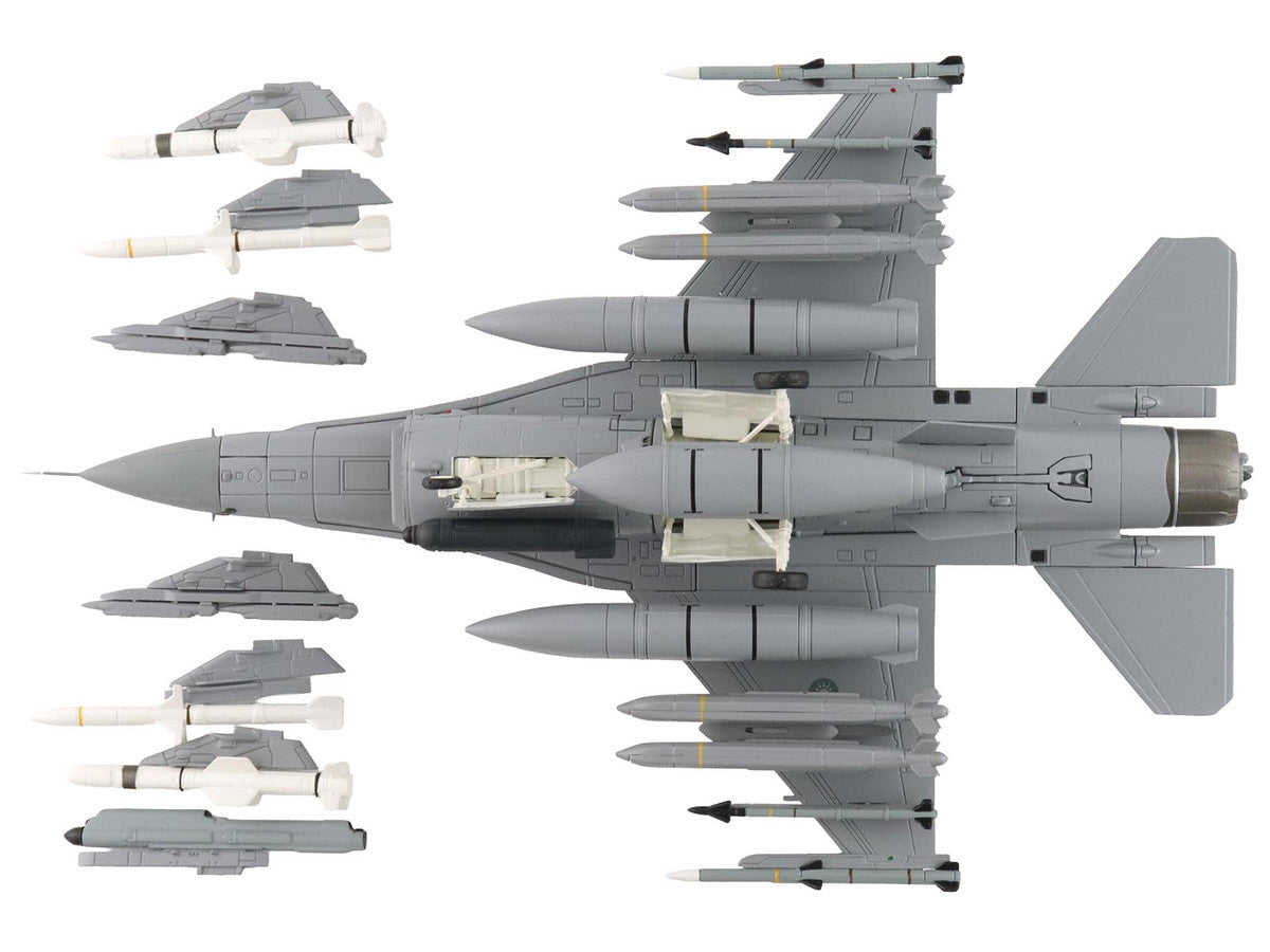Lockheed F-16D Fighting Falcon Fighter Aircraft "6831 Block 70" (2025) Republic of China Air Force "Air Power Series" 1/72 Diecast Model by Hobby Master