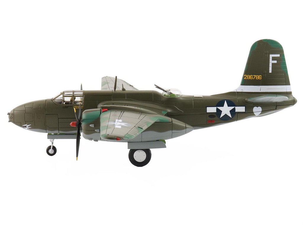 Douglas A-20G Havoc Aircraft "42-86786 Hell'N Pelican II 388th Bomb Squadron Gusap Airfield" (1944) United States Army Air Forces "Air Power Series" 1/72 Diecast Model by Hobby Master