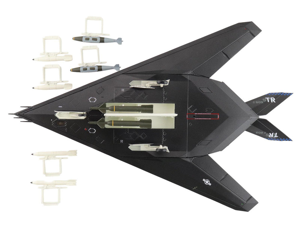 Lockheed YF-117 Nighthawk Stealth Aircraft "79-10782 410th FTS Edwards AFB" (2005) United States Air Force "Air Power Series" 1/72 Diecast Model by Hobby Master