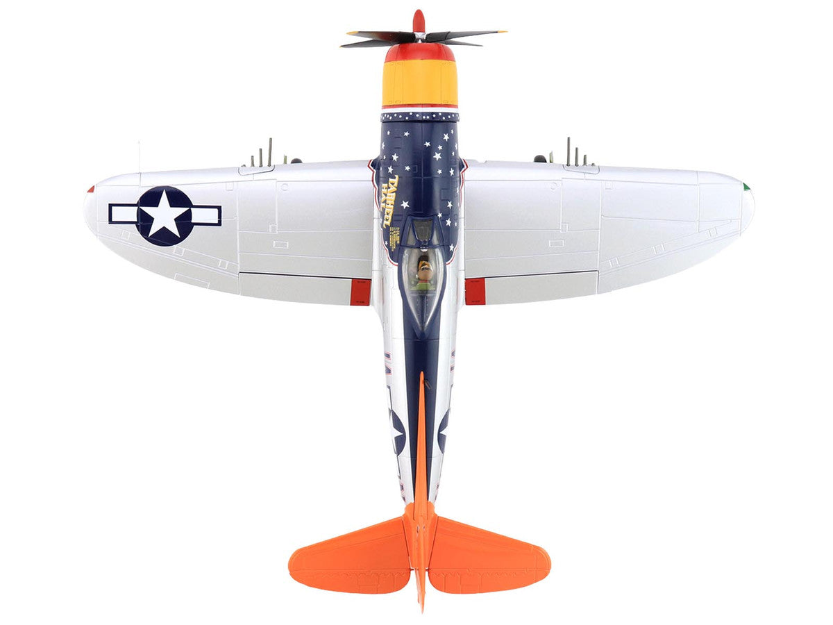 Republic P-47D Thunderbolt Aircraft "Tarheel Hal Lt. 'Ike' David 66 FS 358 FG" (1945) United States Army Air Forces "Air Power Series" 1/48 Diecast Model by Hobby Master