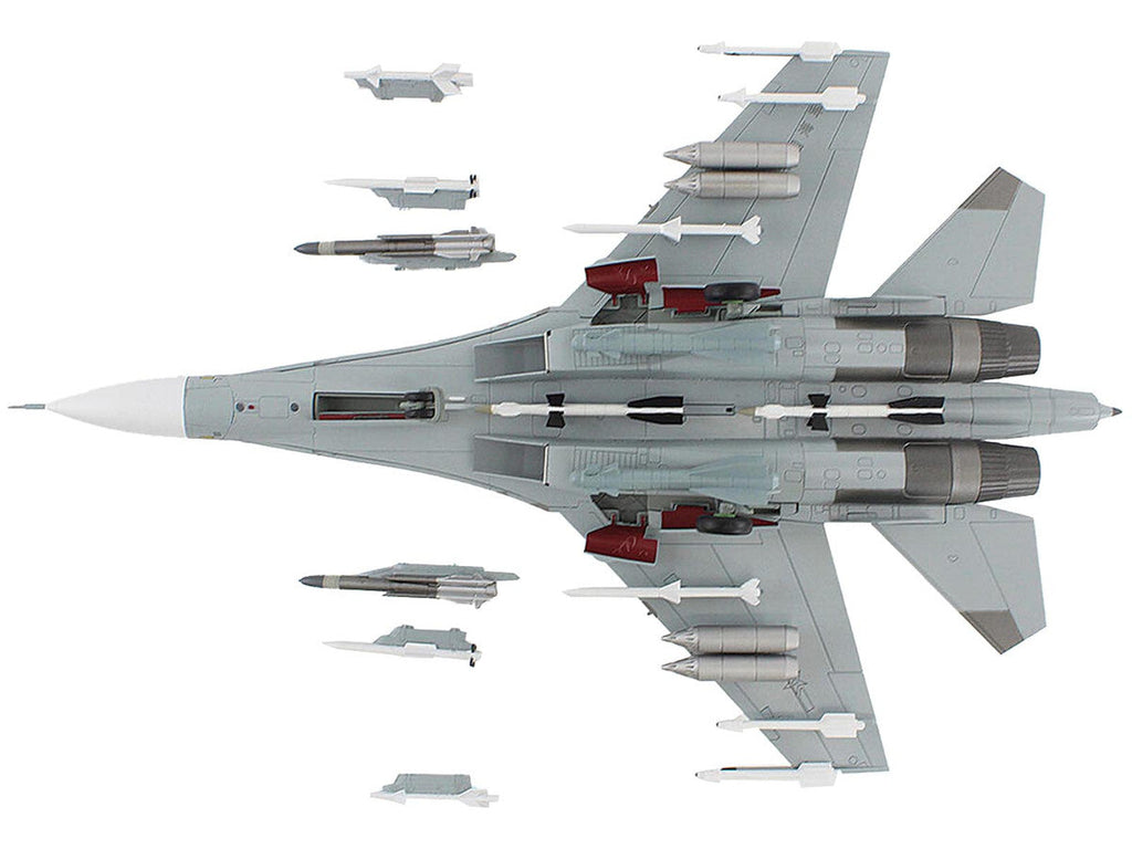 Sukhoi Su-30MK2 Flanker-G Fighter Aircraft "White 17 China" (2022) People's Liberation Army Naval Air Force (PLANAF) "Air Power Series" 1/72 Diecast Model by Hobby Master