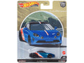 Alpine A110 Blue Metallic and Black with Graphics "Auto Strasse" Series Diecast Model Car by Hot Wheels