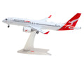 Airbus A220-300 Commercial Aircraft "QantasLink" (VH-X4B) White with Red Tail 1/200 Diecast Model by Herpa