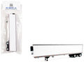53' Spread Axle Refrigerated Trailer White 1/87 (HO) Plastic Model Car by HO Logistics