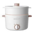Brentwood 3 Liter Multi-Function Electric Hot Pot Cooker in White