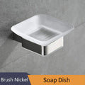 DecorBites™ Black Finish Wall Mount Soap Basket Dish - Bathroom Hardware Soap Holder