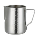 DecorBites™ Frothing Cup: Stainless Steel Measuring Pitcher for Latte Art