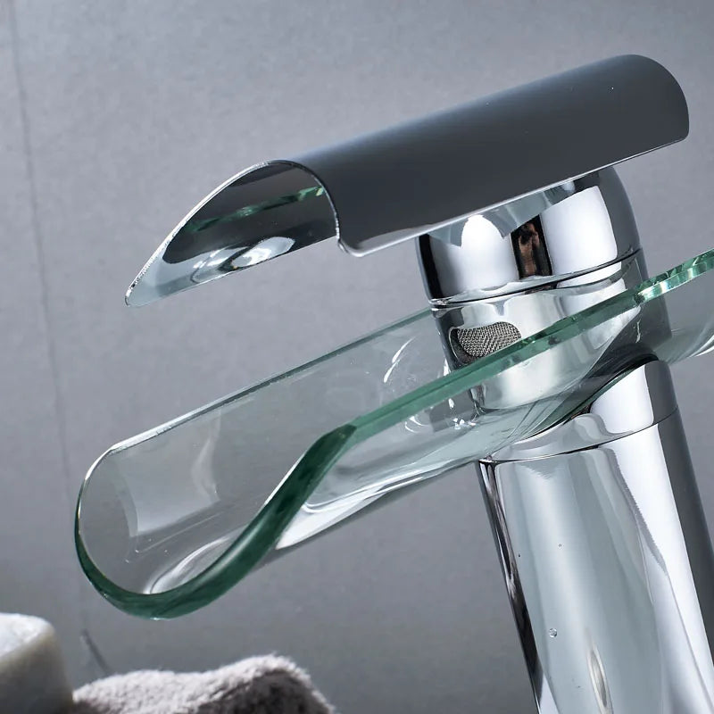 DecorBites™ Glass Spout Basin Faucet