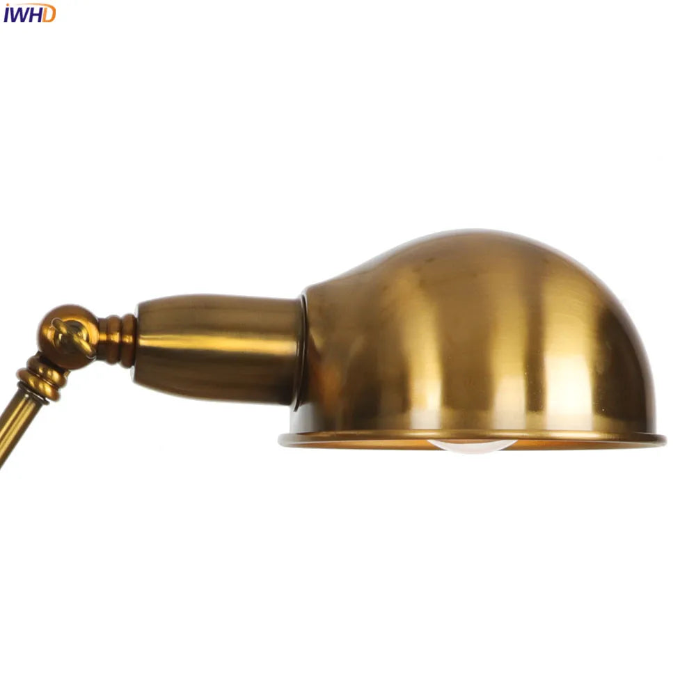 DecorBites™ Adjustable Arm LED Wall Sconce - Retro Loft Industrial Long Arm Wall Lamp