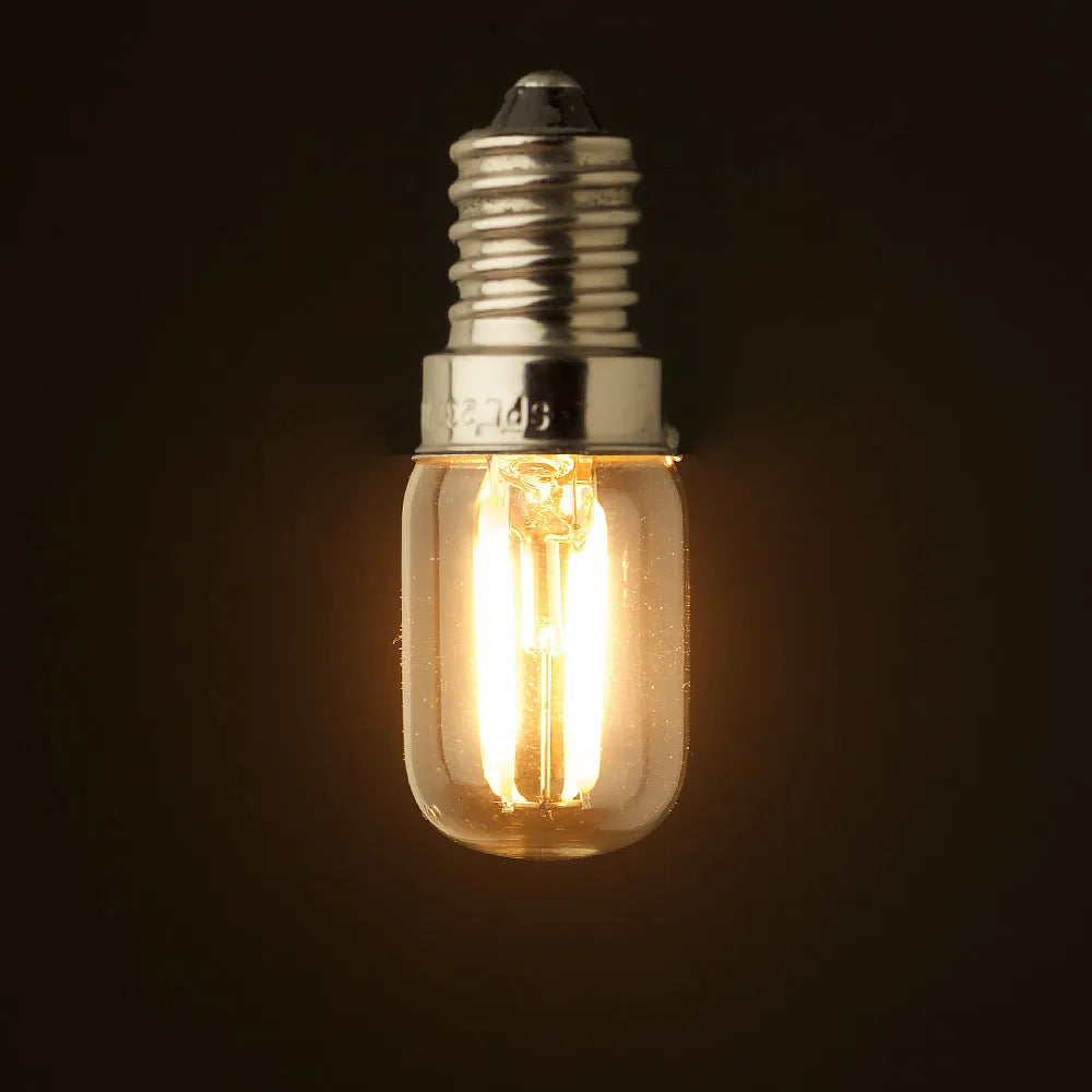 DecorBites™ Dimmable LED Tubular Bulb 220V E12 E14 Mini T20 2200K Refrigerator Light