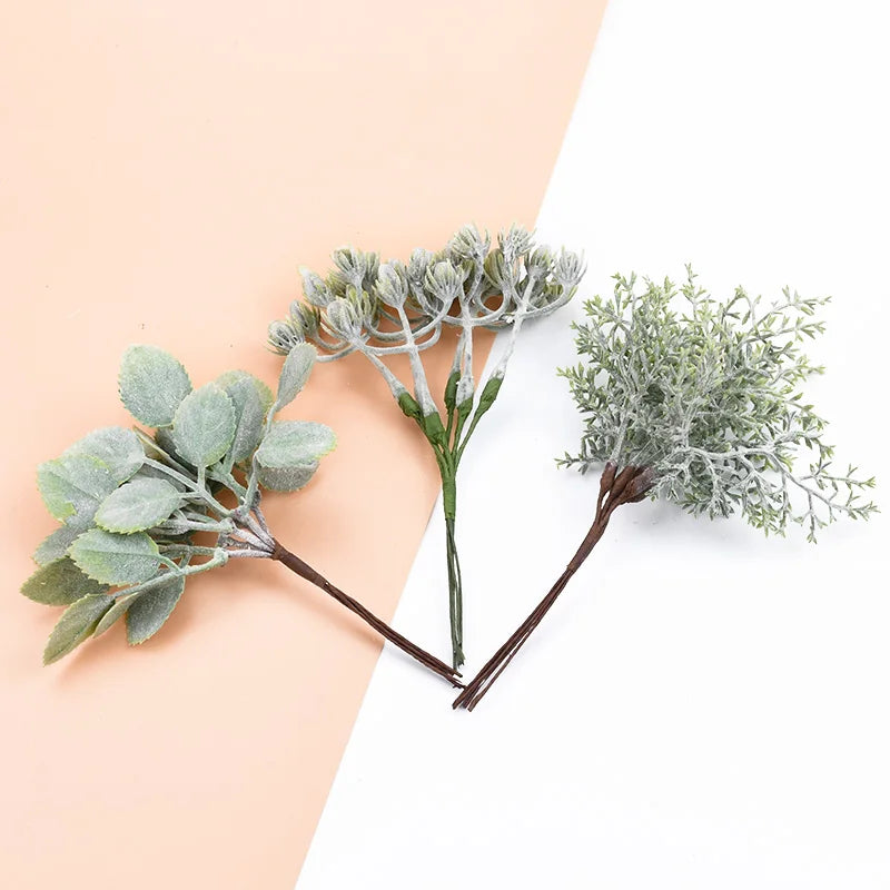 DecorBites™ Decorative Artificial Plants Home Wedding DIY Gift Box Scrapbooking Bouquet
