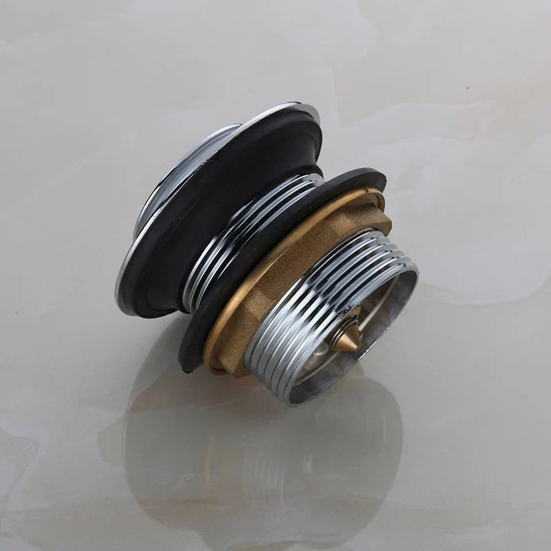 DecorBites™ Copper Tub Tub Pop-Up Core Foot Drainer Valve Drain Pipe Fittings