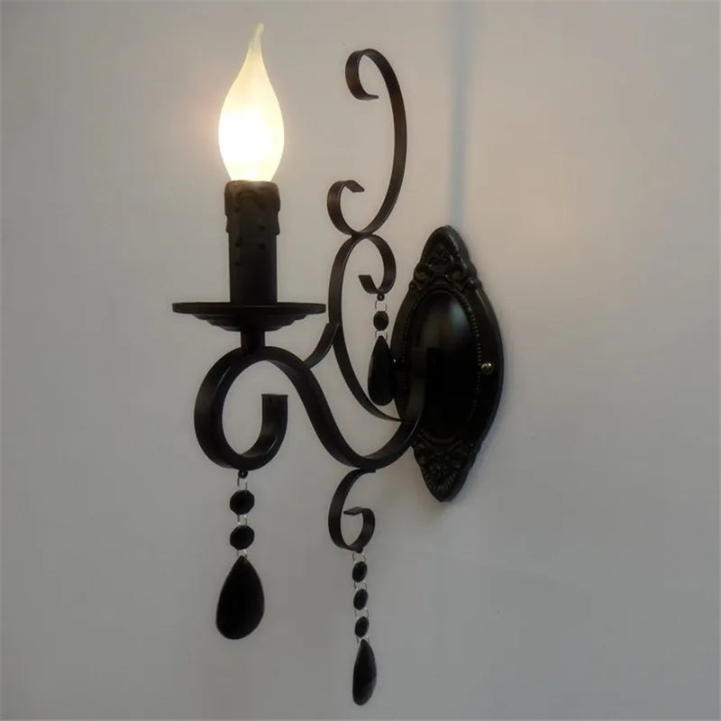 DecorBites™ Crystal Deco Loft Wall Lamp for Bedroom Restaurant Aisle Cafe Sconce