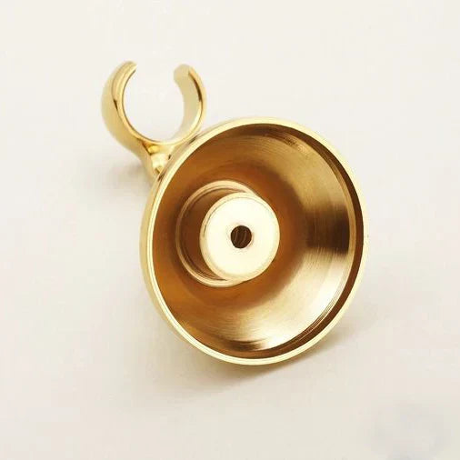 Antique brass handheld shower holder swivel mount for bathroom