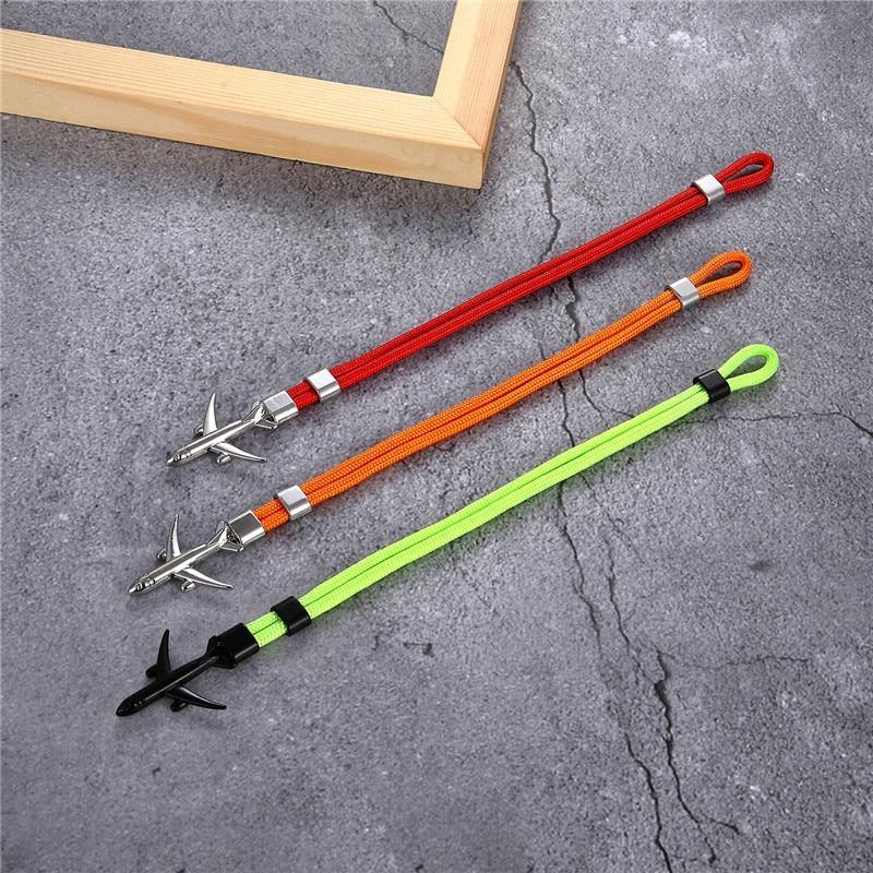 Luxury Plane Bracelets For Men and Women Charm Survival Rope Chain Paracord Bracelet Metal Airplane Hooks Summer Style