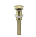 DecorBites™ Brushed Gold Basin Faucet: Solid Brass Bathroom Mixer Tap for Hot & Cold Water