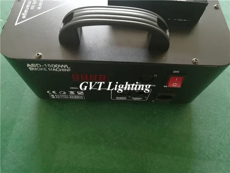 DecorBites™ 1500W RGB 3-in-1 DMX LED Fog Machine with Colorful Effects