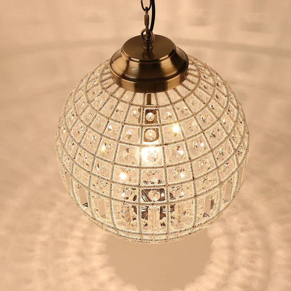 DecorBites™ Crystal Empire Ball Chandelier for Living Room Bedroom Hotel