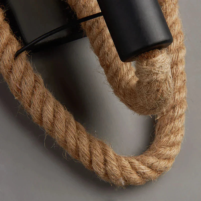 DecorBites™ Hemp Rope Wall Lamp for Home and Commercial Lighting