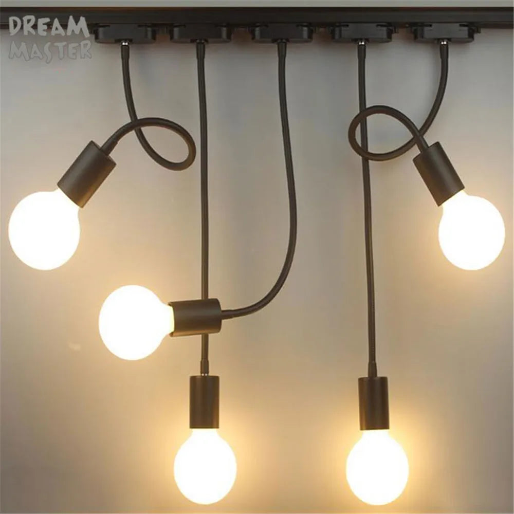 DecorBites™ LED Flex Track Light for Clothing Stores - Black White Bendable Rod Bend Lighting