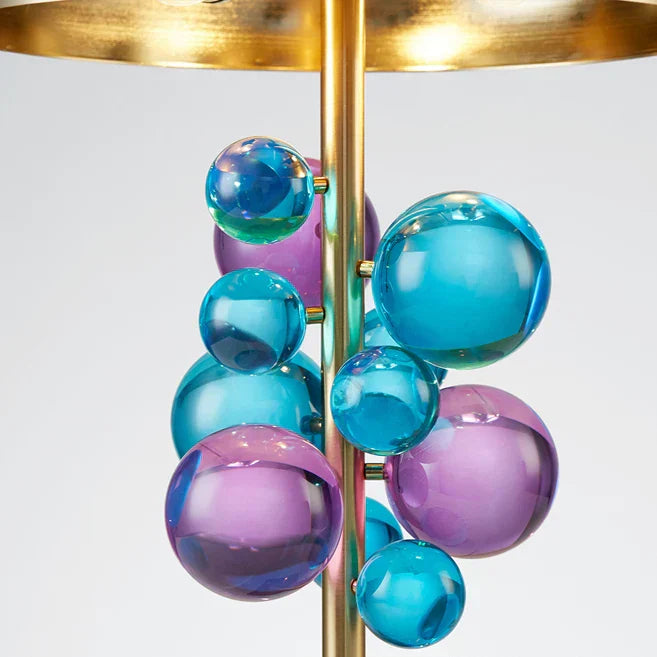 DecorBites™ Crystal Marble Bubble Table Lamp. LED Desk Lamp for Bedroom and Foyer.