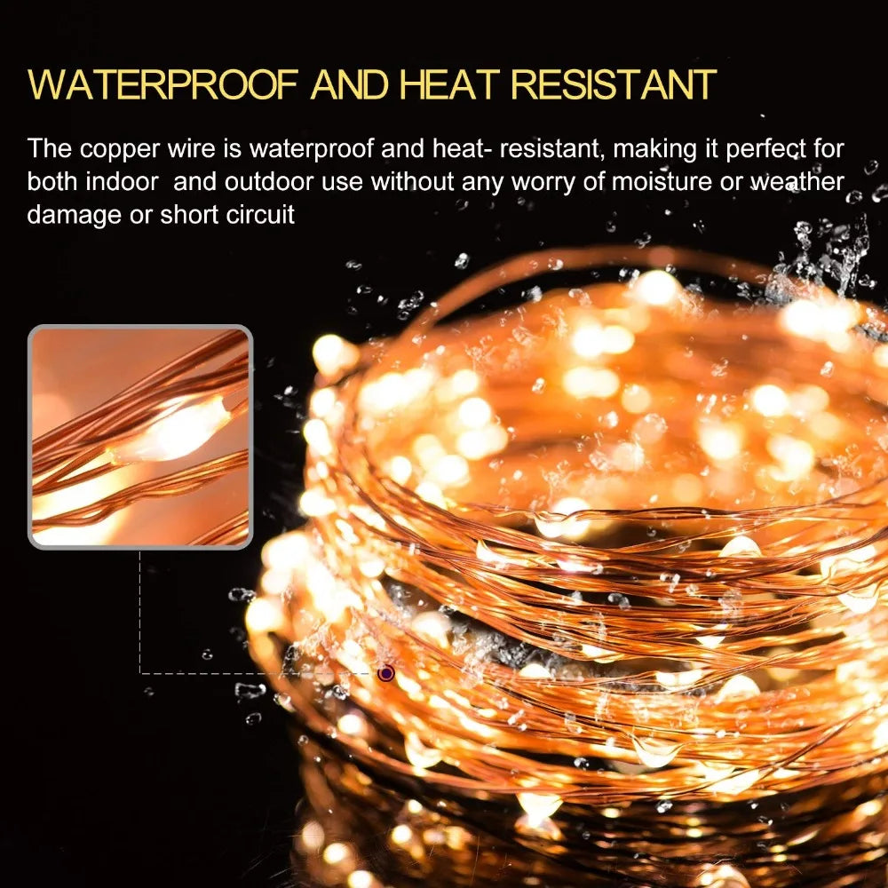 DecorBites™ Garland Led String Light for Christmas Wedding Party Decoration