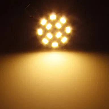 DecorBites™ G4 LED 3W Bulb 12*SMD5730 Warm White/White 270LM 12V - Pack of 10