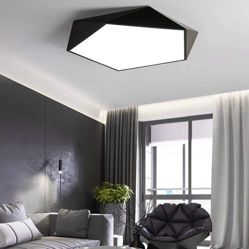 DecorBites™ Geometric Dimmable LED Ceiling Lamps for Living Room Aisle Balcony Lighting