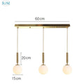 DecorBites™ Glass Ball LED Pendant Light: Nordic Modern, Single Head, Creative Design