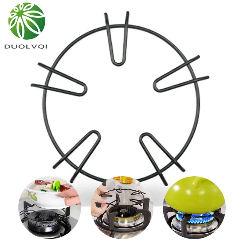 DecorBites™ Gas Stove Pot Holder: Round Shape Anti-Skid Rack for Kitchen Stove