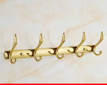 DecorBites™ Gold Bathroom Hardware Set for Towels, Paper, Brushes, and More