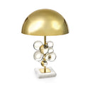 DecorBites™ Crystal Marble Bubble Table Lamp. LED Desk Lamp for Bedroom and Foyer.