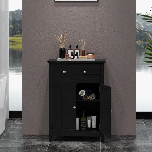 Free Standing Bathroom Storage Cabinet with Large Drawer