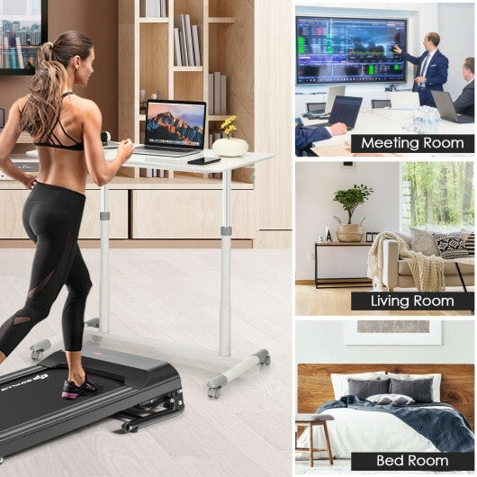Height Adjustable Computer Desk Sit to Stand Rolling Table