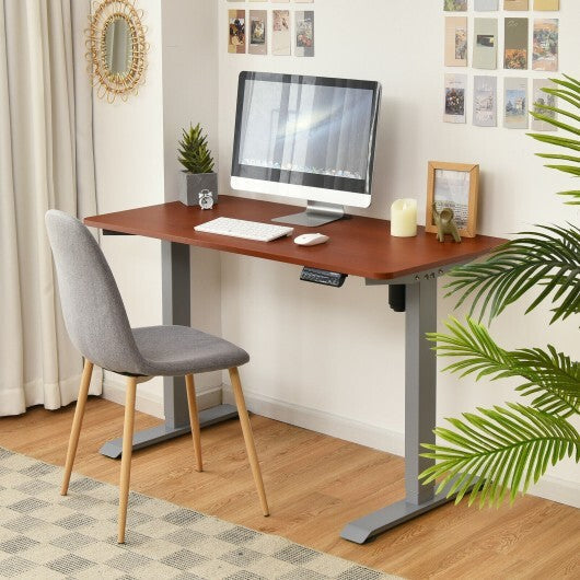 Electric Height Adjustable Standing Desk with Memory Controller-Black