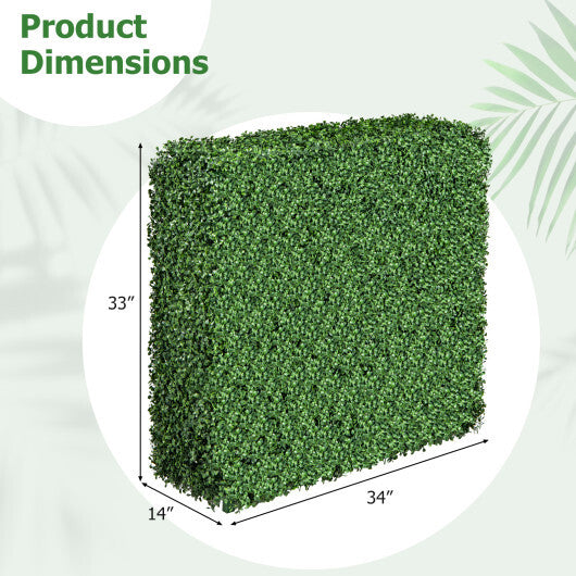 Faux Greenery Room Divider Decorative Privacy Screen Fence Hedge Wall-M