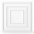 Drop Ceiling Tiles 24" x 24" PVC Ceiling Panels with 3D Decorative Patterns 12-Pack-White