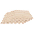 8 Pieces EVA Foam Floor Tiles with Wood Texture