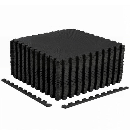 24 Pack Non-Slip Protective Interlocking EVA Foam Floor Tiles-Multicolor